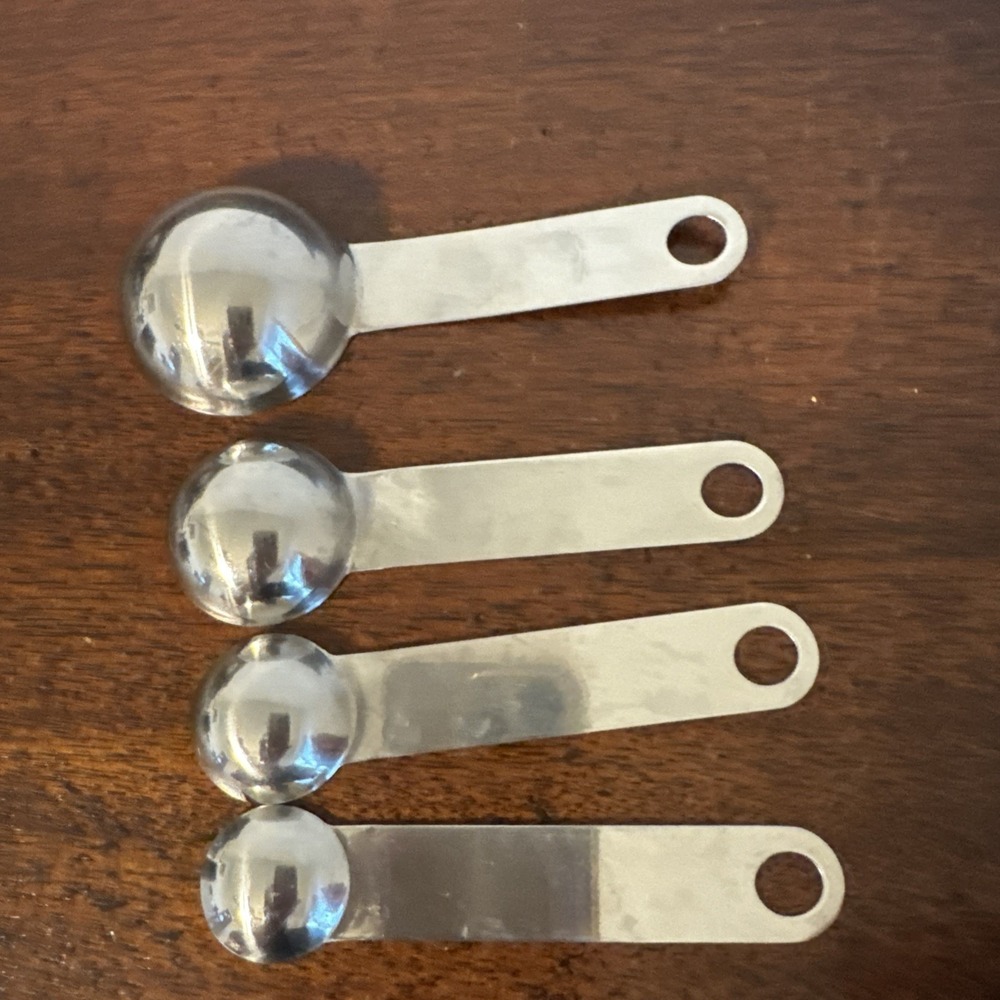 KitchenAid Stainless 4-piece Measuring Spoon Set - NO RING - Picture 7 of 7
